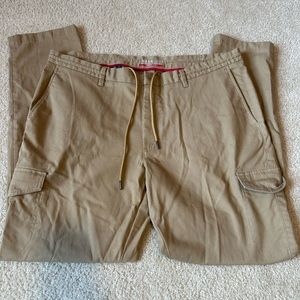 COPY - Kenneth Cole Awear-Tech cargo tan pants.